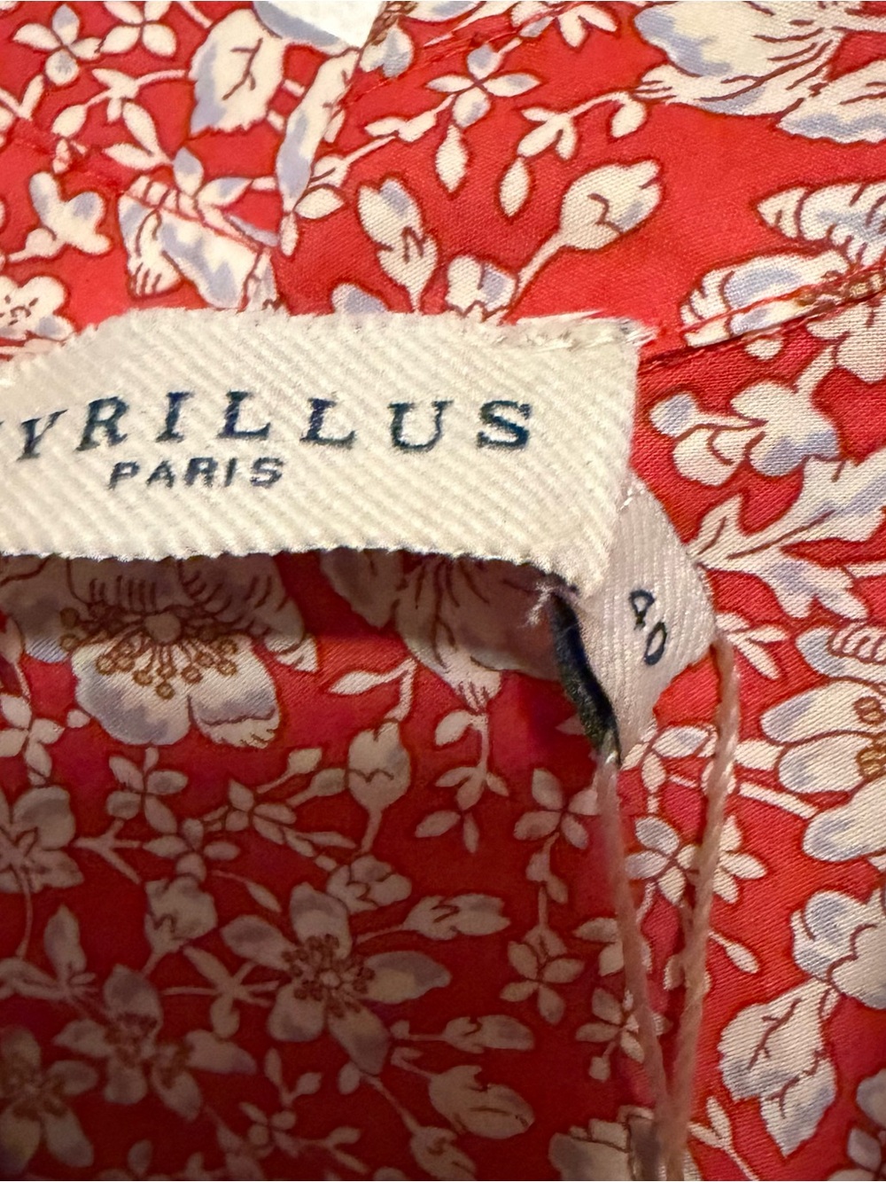 Cyrillus Paris Liberty Shirt Dress, sz 40 - Picture 4 of 6